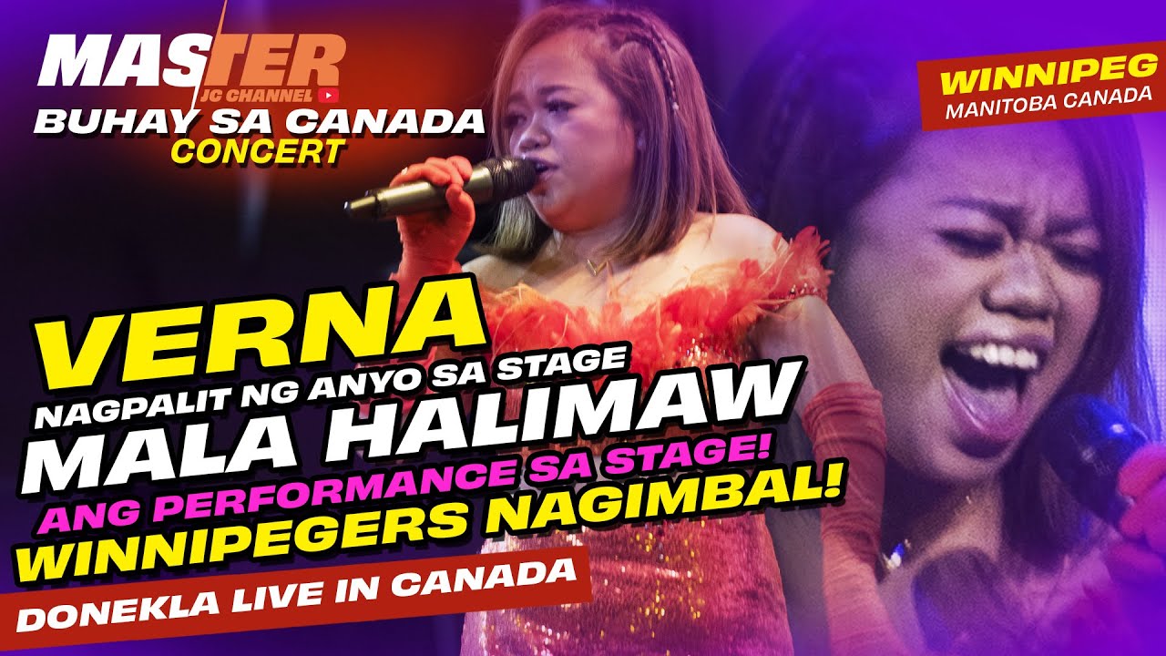 Verna nagpalit ng anyo sa stage | DONEKLA in Tandem - Canada Tour