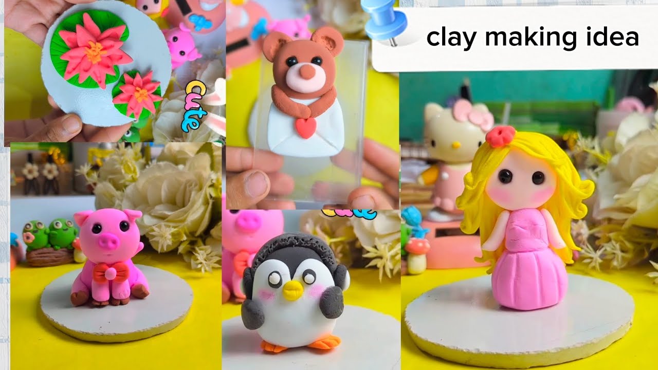 Clay making idea #art #craft #claymaking #easycraft 