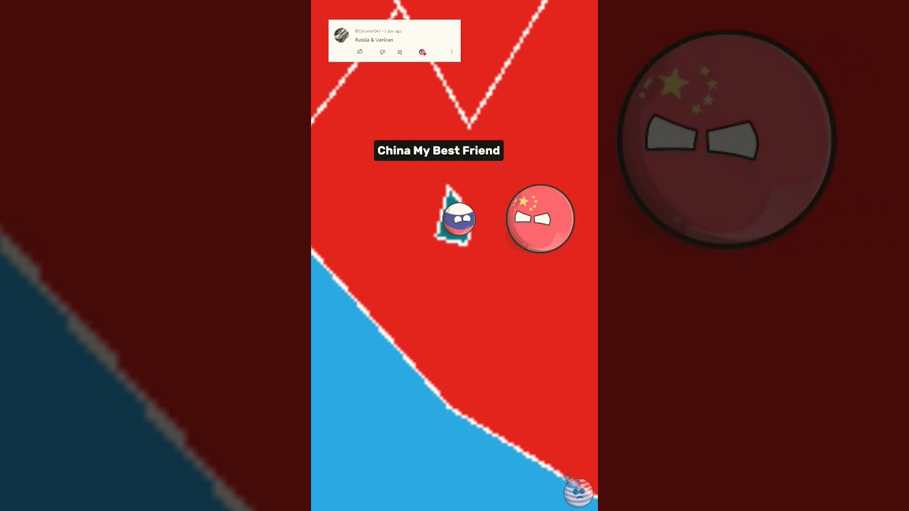 What If Russia And Vatican City Switch Places? CountryballsEpicReaction#countryballs#epic#animation