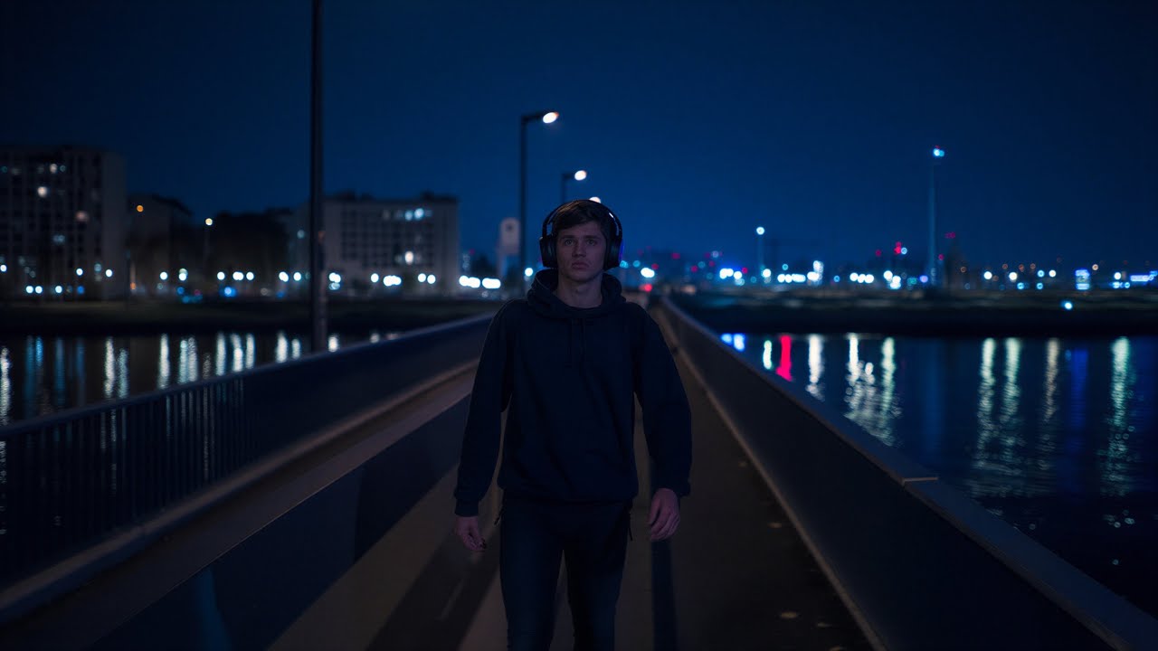 Late Night Walk Alone — Calm Music for Thinking
