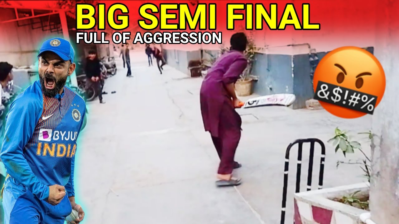 Big Semi Final Mein Full Aggression 😳🔥 | Street Tapeball Cricket | #tapeballcricket #cricket