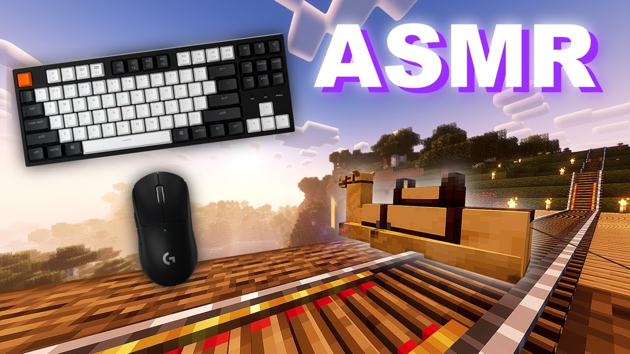 ASMR Gaming Minecraft SMP Keyboard Sounds & Whispering