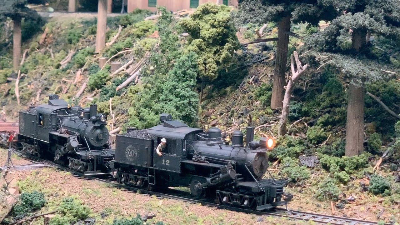 Climax Double-Header Going Up the Hill