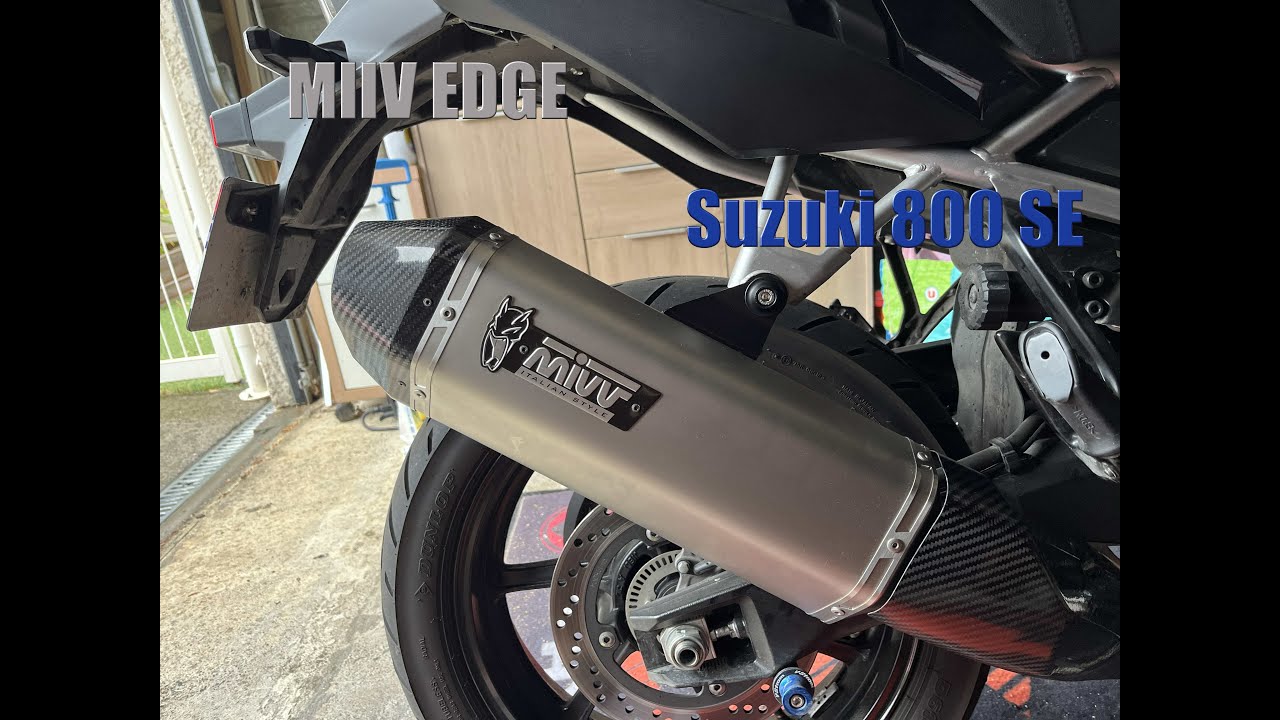 Nouveau silencieux pour ma Suzuki 800SE