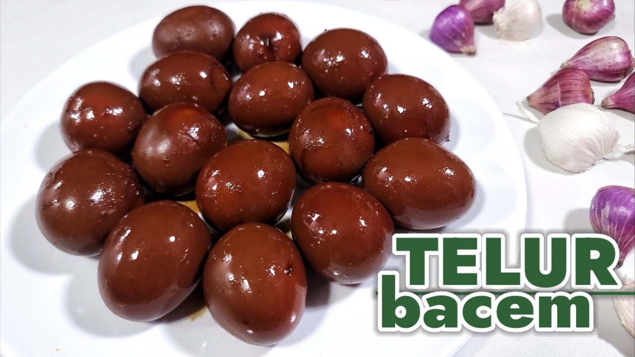 RESEP TELUR BACEM ENAK & SIMPLE  ---  WARNANYA CANTIK BUMBUNYA MERESAP SAMPAI KE DALAM