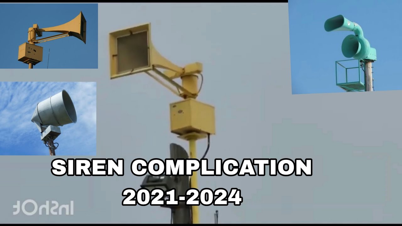 Tornado Siren Test Complication of 2021-2024 ALL TESTS COLLECTION 