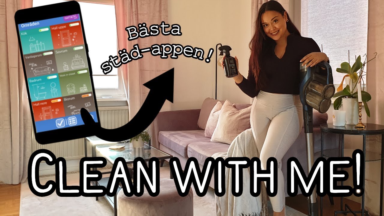 STÄDA MED MIG! STÄDAR HELA ÖVERVÅNINGEN | Bästa Städ-appen! | Cleaning Motivation | Speed Cleaning |