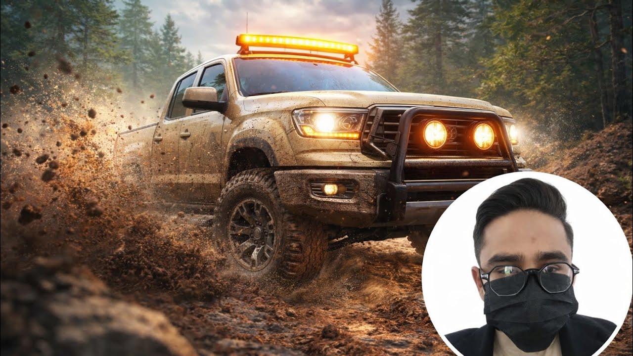 😱 Dangerous Muddy Off-Road Adventure Pickup Truck Driving | Extreme Offroad Gameplay