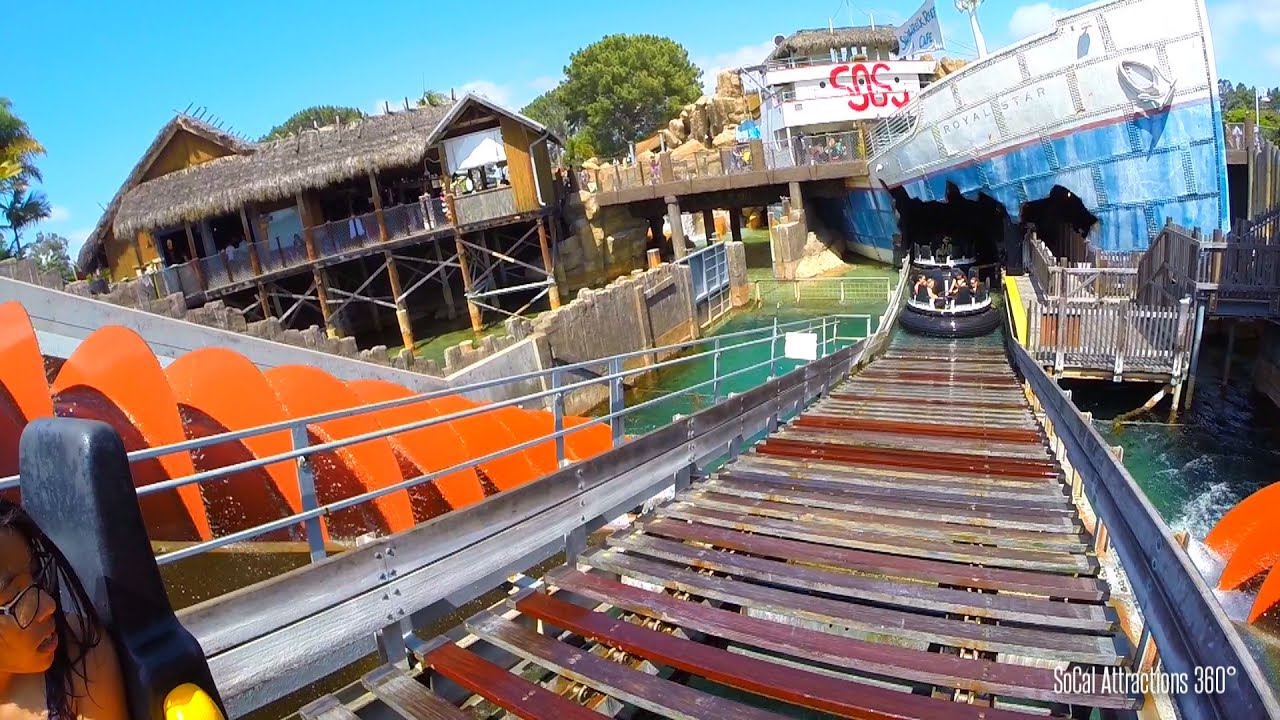 Shipwreck Rapids (HD POV) - Raft Ride - SeaWorld San Diego 2015