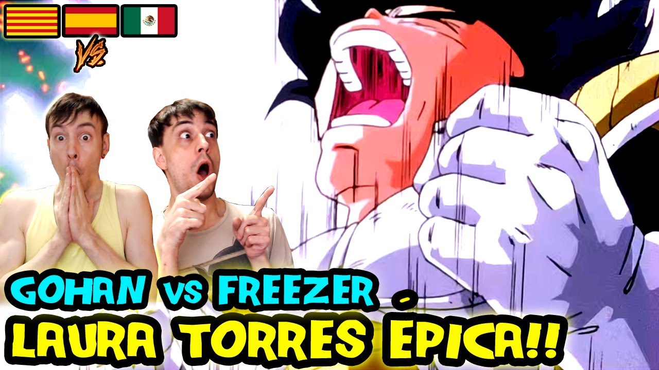 ESPAÑOLES REACCIONAN a DRAGON BALL LATINO 💥GOHAN vs FREEZER FORMA FINAL💥