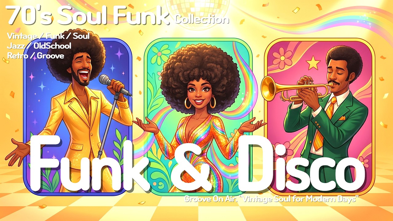 70-е Фанк и Диско ✨ Взрывные духовые сотрясают пол 🎺💥 Soul Funk, Jazz Funk Mix 🎹🪩
