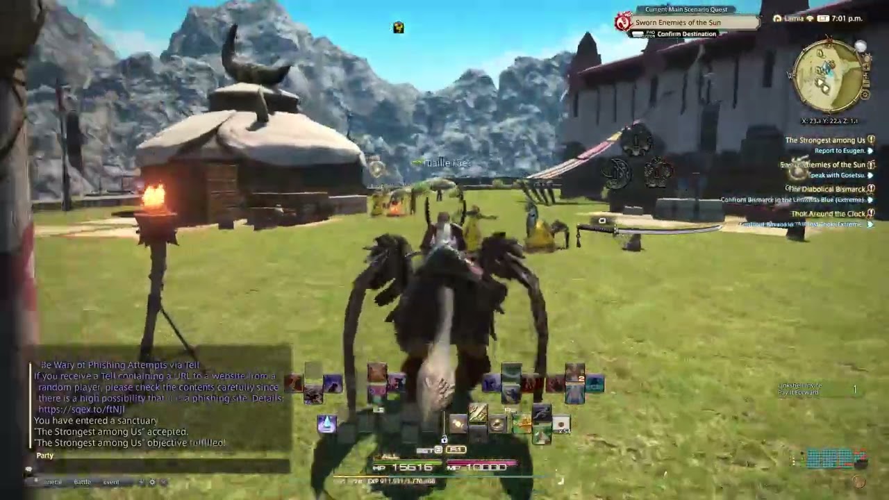 Playing FF14 until I can irl. Stormeblood E15-1
