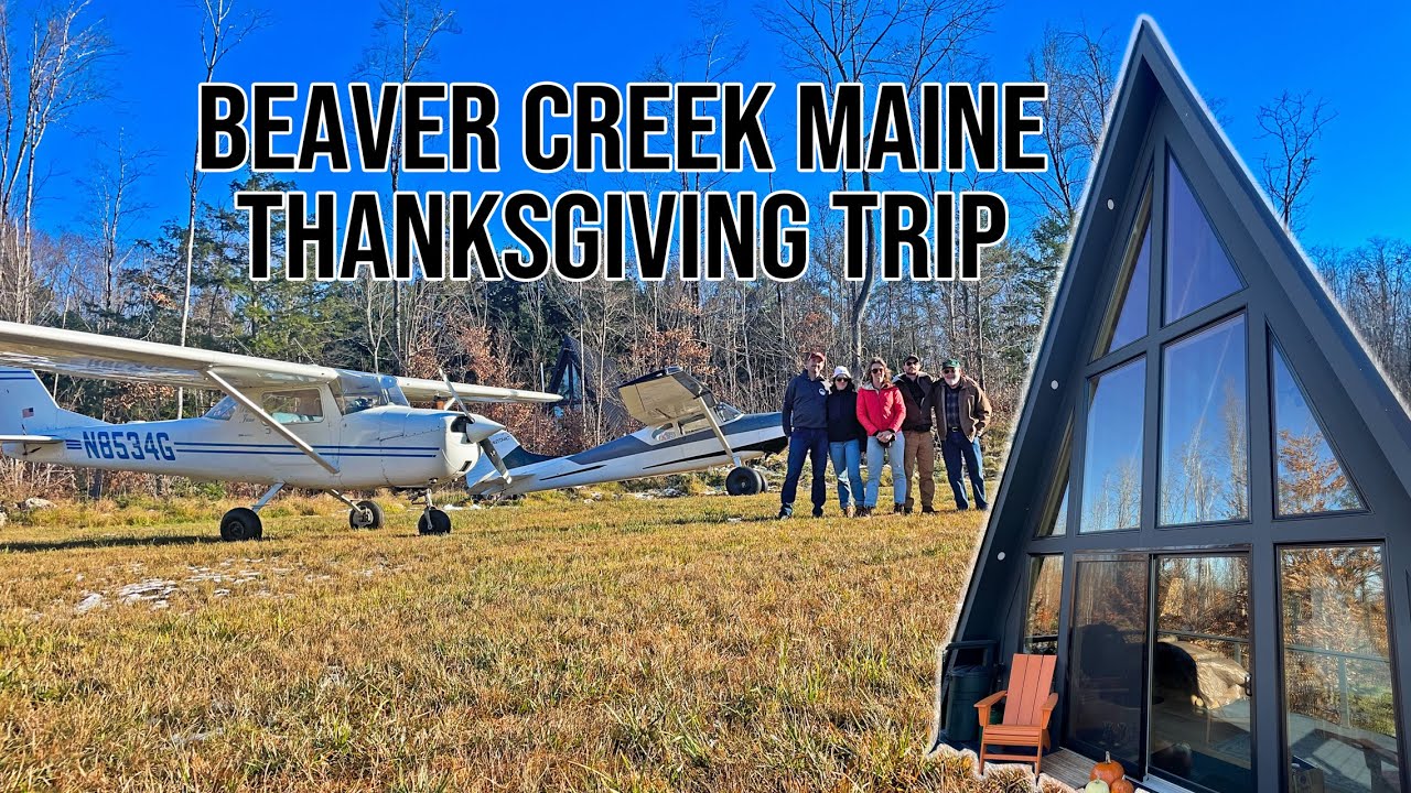 Flying to Beaver Creek Maine