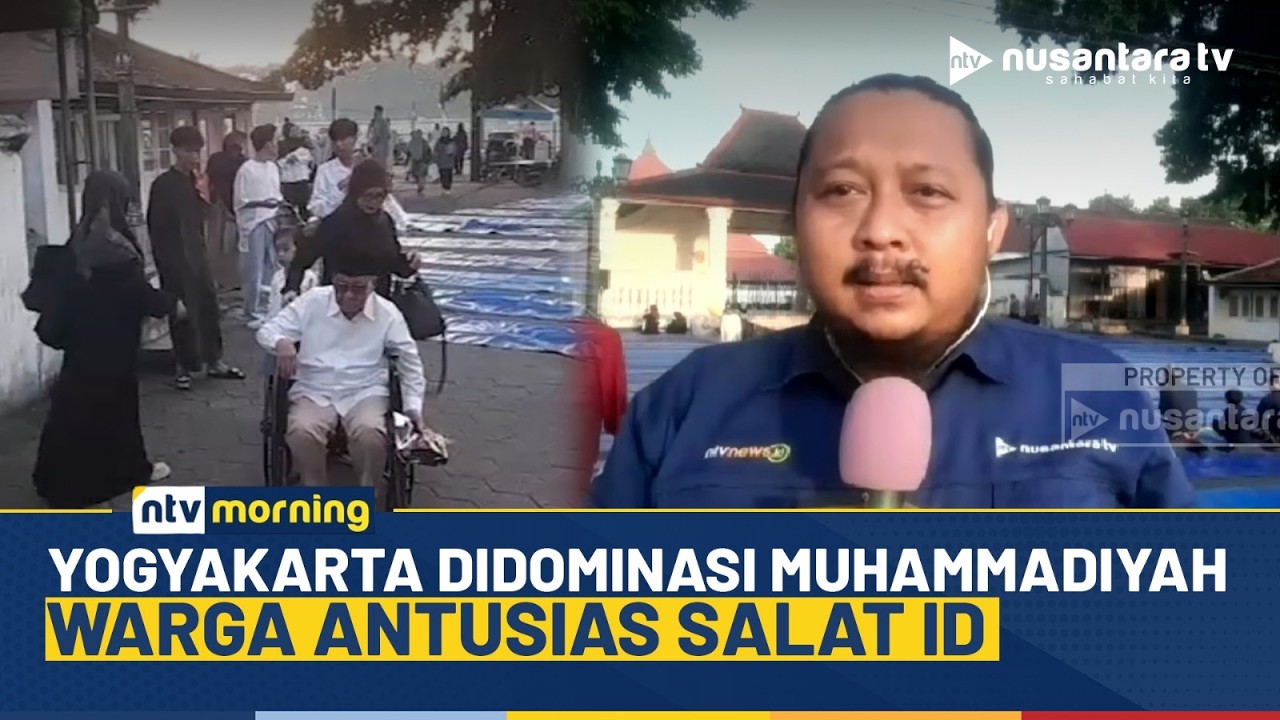 Yogyakarta Jadi Mayoritas Muhammadiyah, Warga Antusias Mengikuti Salat Id | NTV MORNING