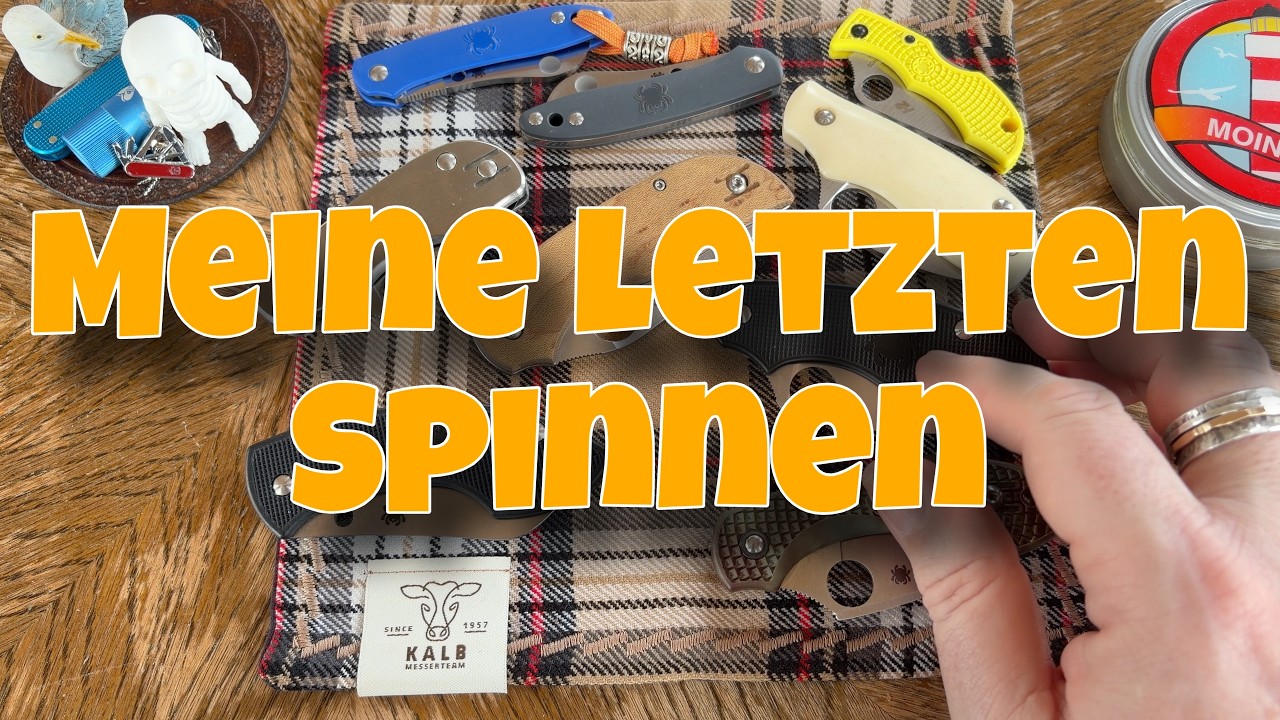 🚨 Die letzten Spinnen meiner Sammlung ‼️ Spyderco Taschenmesser 🚨