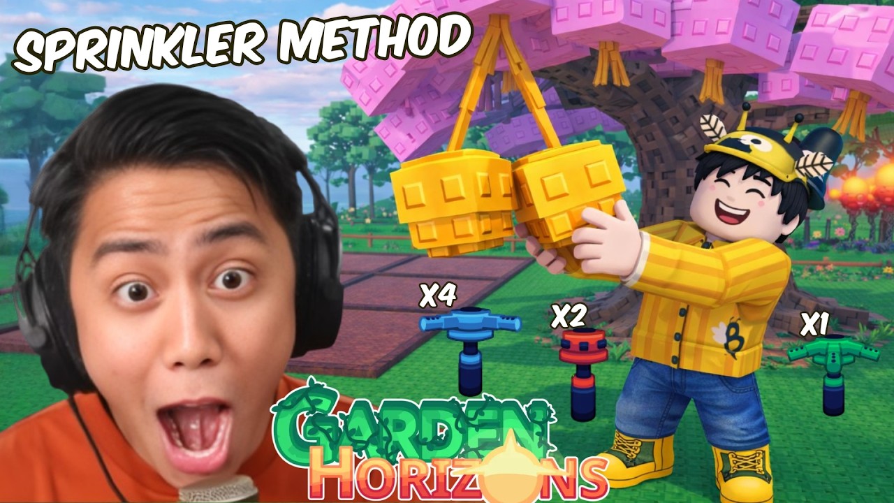 GARDEN HORIZON | SPRINKLER METHOD NA SOBRANG NA LAKI GINTO PA!