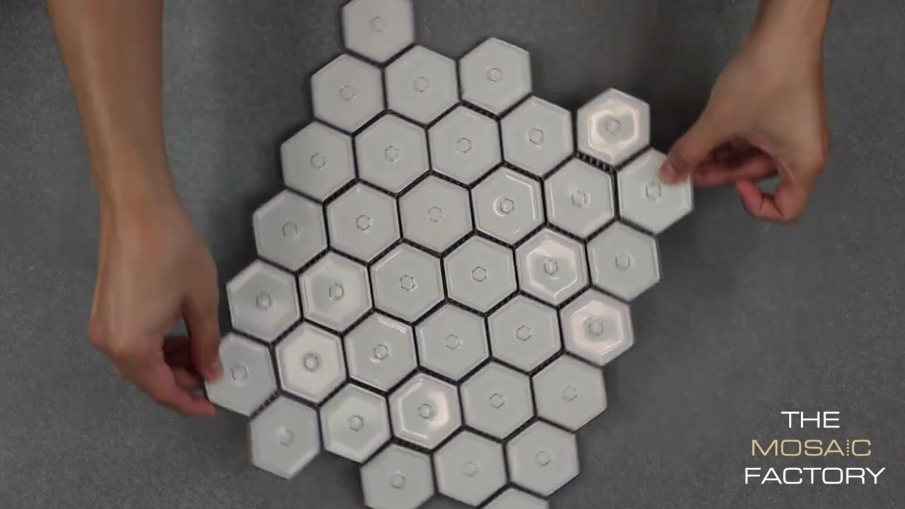 Mosaic tiles sheet - AFH-OH-13200 Café Latte designed by Osiris Hertman 2026