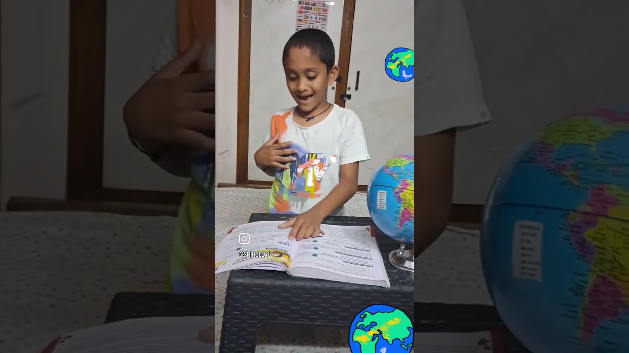 Finding d earth places #4rthstd #study #student #studentlife#eart🌎#globetv #homework #science #sst