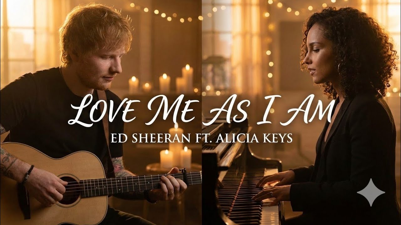 Love Me As I Am - Edsheeran ft Alicia Keys ( 2026 Official Music Video) Emotional Love Song