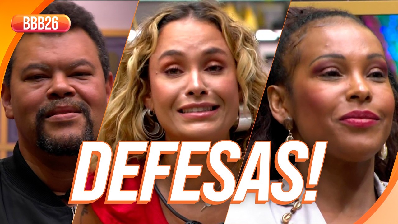 PAREDÃO FORMADO! 🔥 Babu, Sarah e Sol Vega ESTÃO NO PAREDÃO e fazem suas defesas | BBB 26