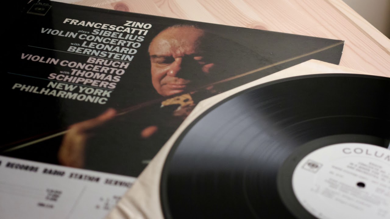 Bruch Violin Concerto Zino Francescatti New York Philharmonic Thomas Schippers 1975