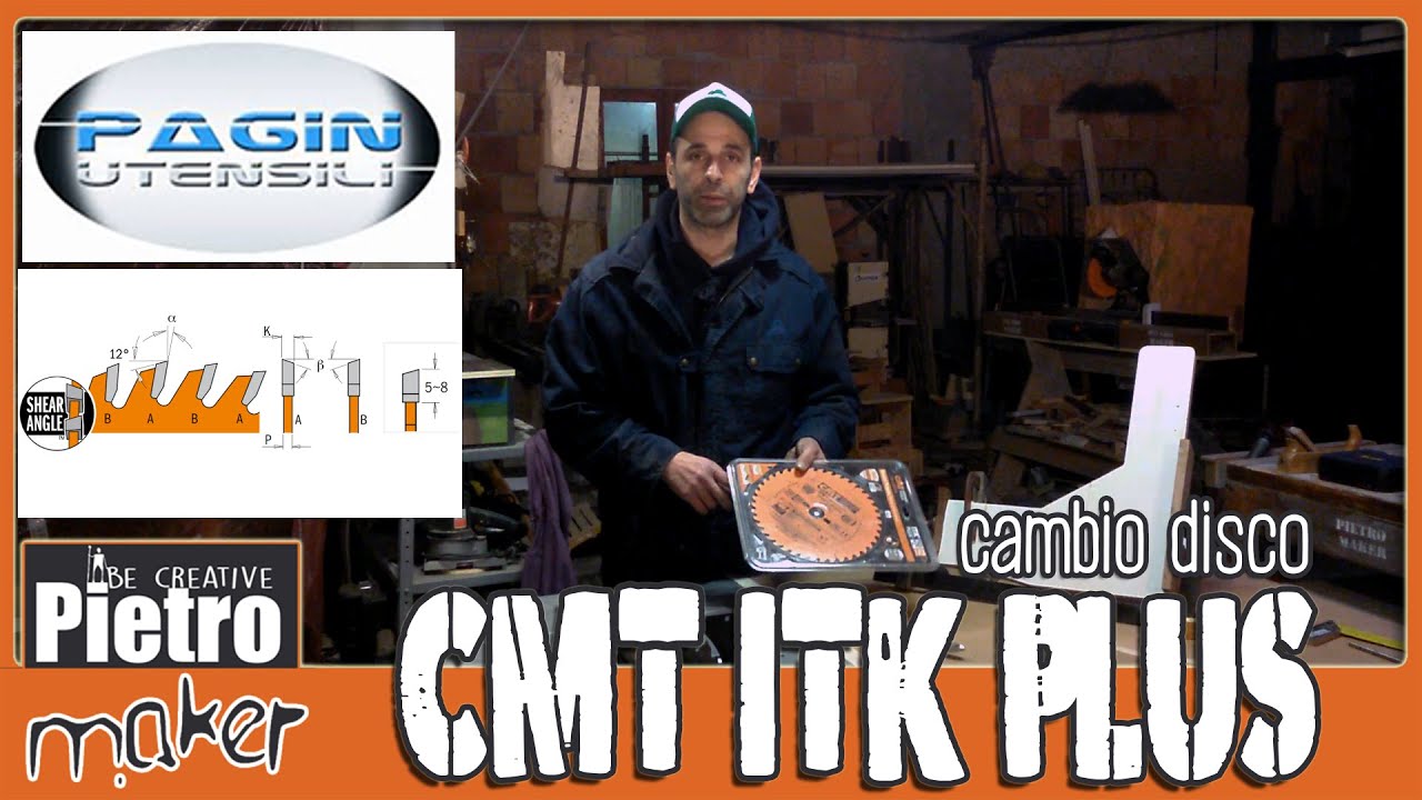 ✔️ Lama per taglio lungo e traverso vena per legno - CMT ITK PLUS -