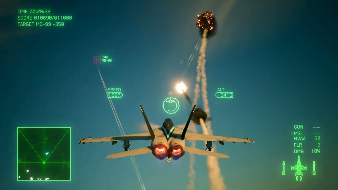 Ace Combat 7 Gameplay | Top Gun: Maverick | PS4 Pro