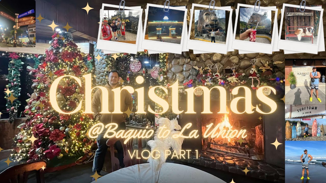 Holiday Vlog Part 1 | Baguio to La Union Land Trip | Cozy Cove, Mountain Lodge Baguio | Vlog 06
