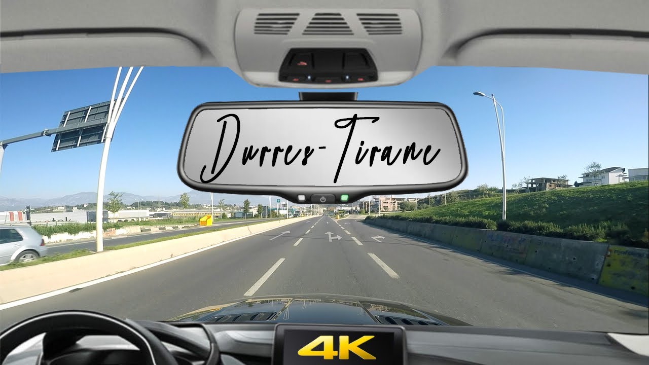 Driving to Tirana from Durrës (34 km) - 🇦🇱 Albania 2019 @MTravelVlog