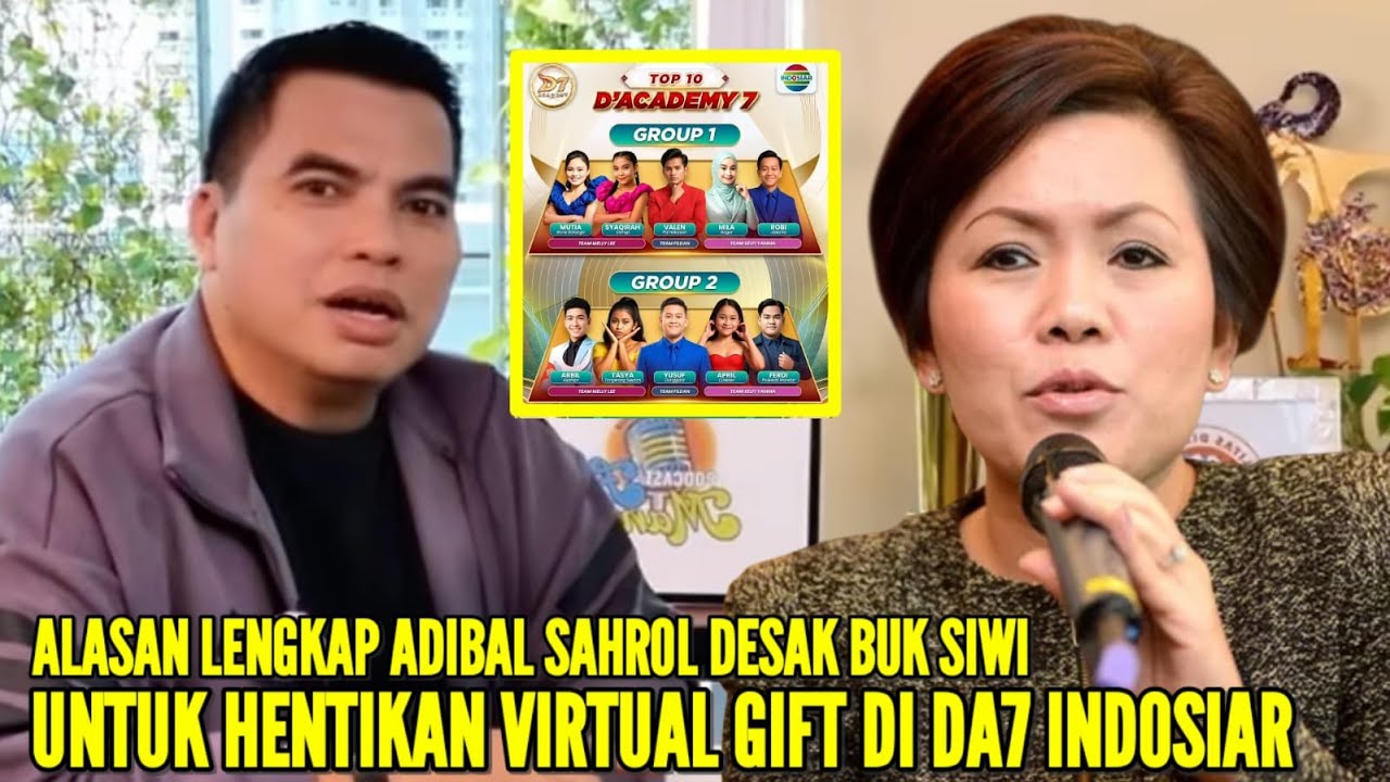 ADIBAL SAHROL DESAK BUK HARSIWI UNTUK HENTIKAN VIRTUAL GIFT DI AJANG DANGDUT DA7 INDOSIAR
