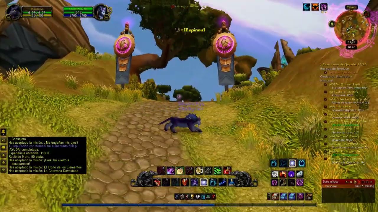 Nagrand / Cuenca Telaari #theburningcrusade #worldofwarcraft #wow #feraldruid #blizzard #wowclassic