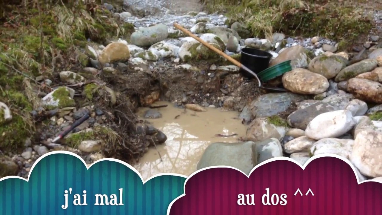 Orpaillage en Haute Savoie mars 2017