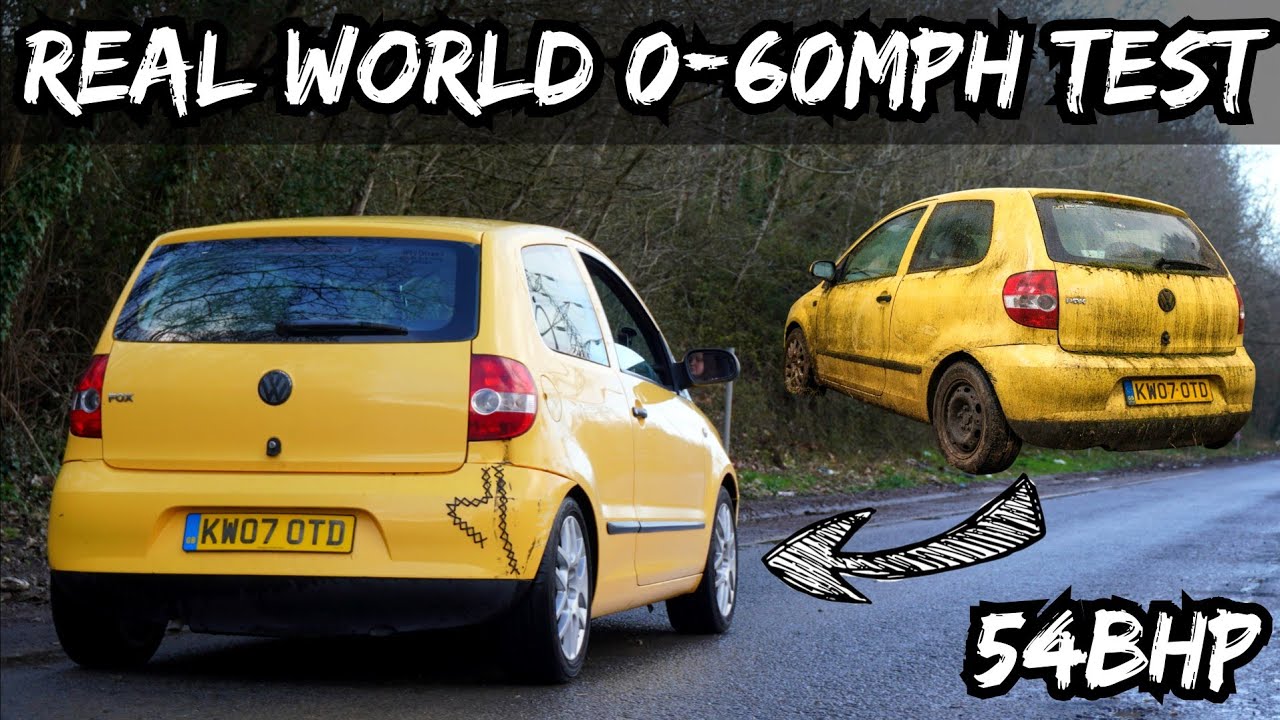 Каково РЕАЛЬНОЕ время разгона брошенного Volkswagen Fox от 0 до 60 миль в час? *Тест на ускорение*