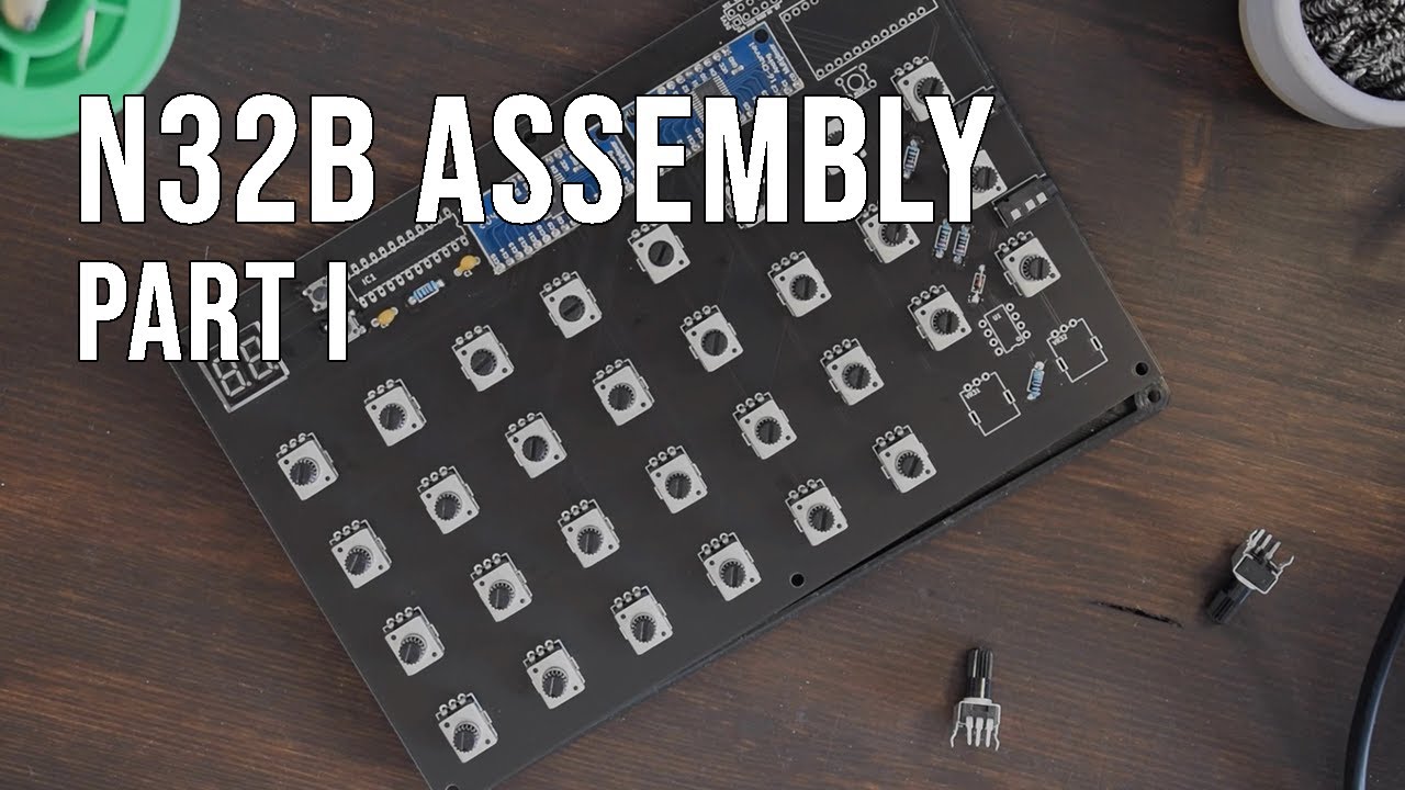 Solder Therapy - N32B Midi Controller Assembly (Part 1)