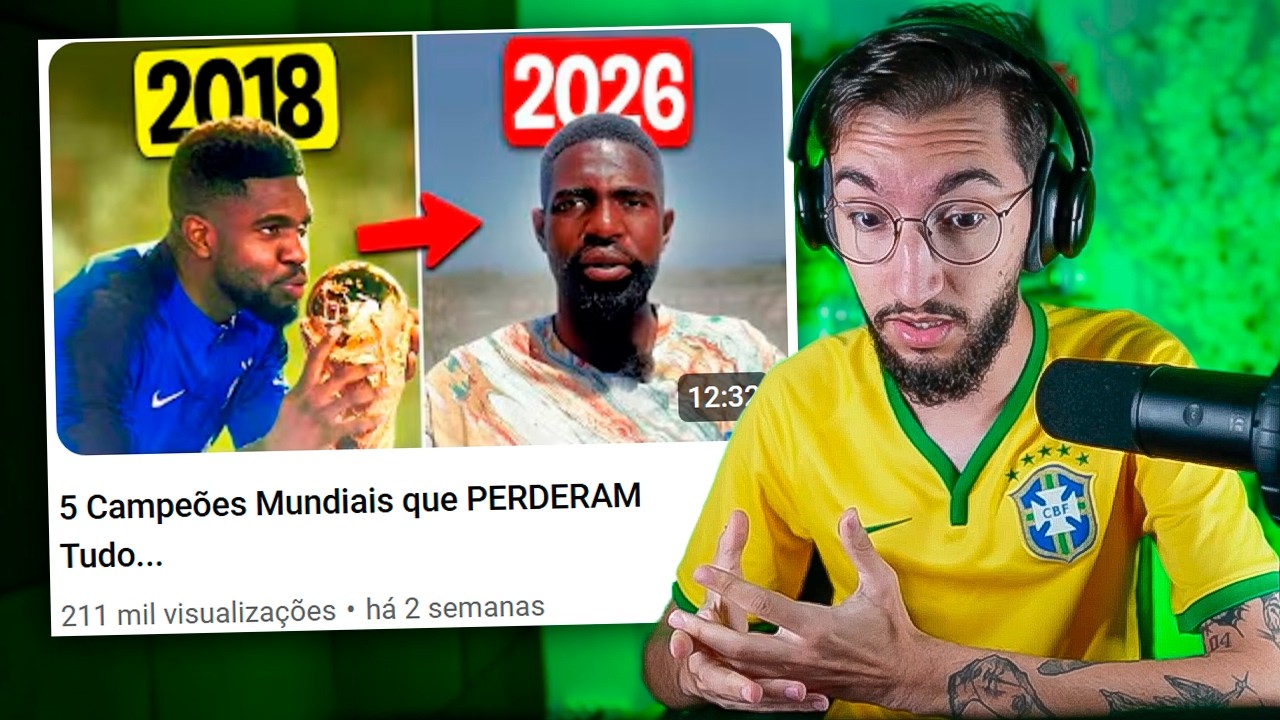 JOGADORES QUE PERDERAM TUDO DEPOIS DE GANHAREM A COPA DO MUNDO