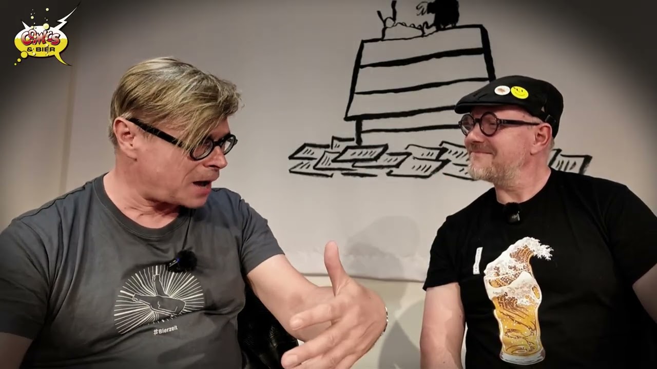 Comics & Bier präsentiert BIERNERDINGER: JAROSLAV RUDIš im Gespräch mit STEFFEN VOLKMER