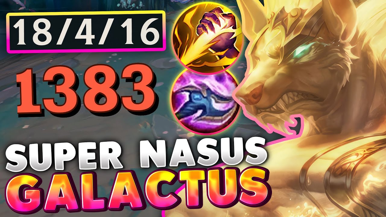 😱¡DESCUBRÍ al *NUEVO NASUS GALACTUS* que DEVORA TODA la JUNGLA y ONE SHOTEA de 1 AUTOATAQUE!