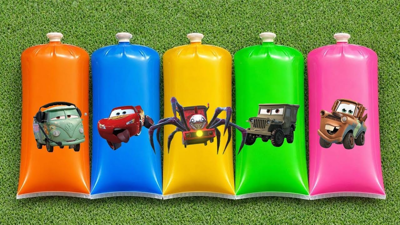 Unboxing Disney Pixar Cars | Lightning McQueen, Monster Cars, Mater, Chick Hicks, Sally, Cruz,