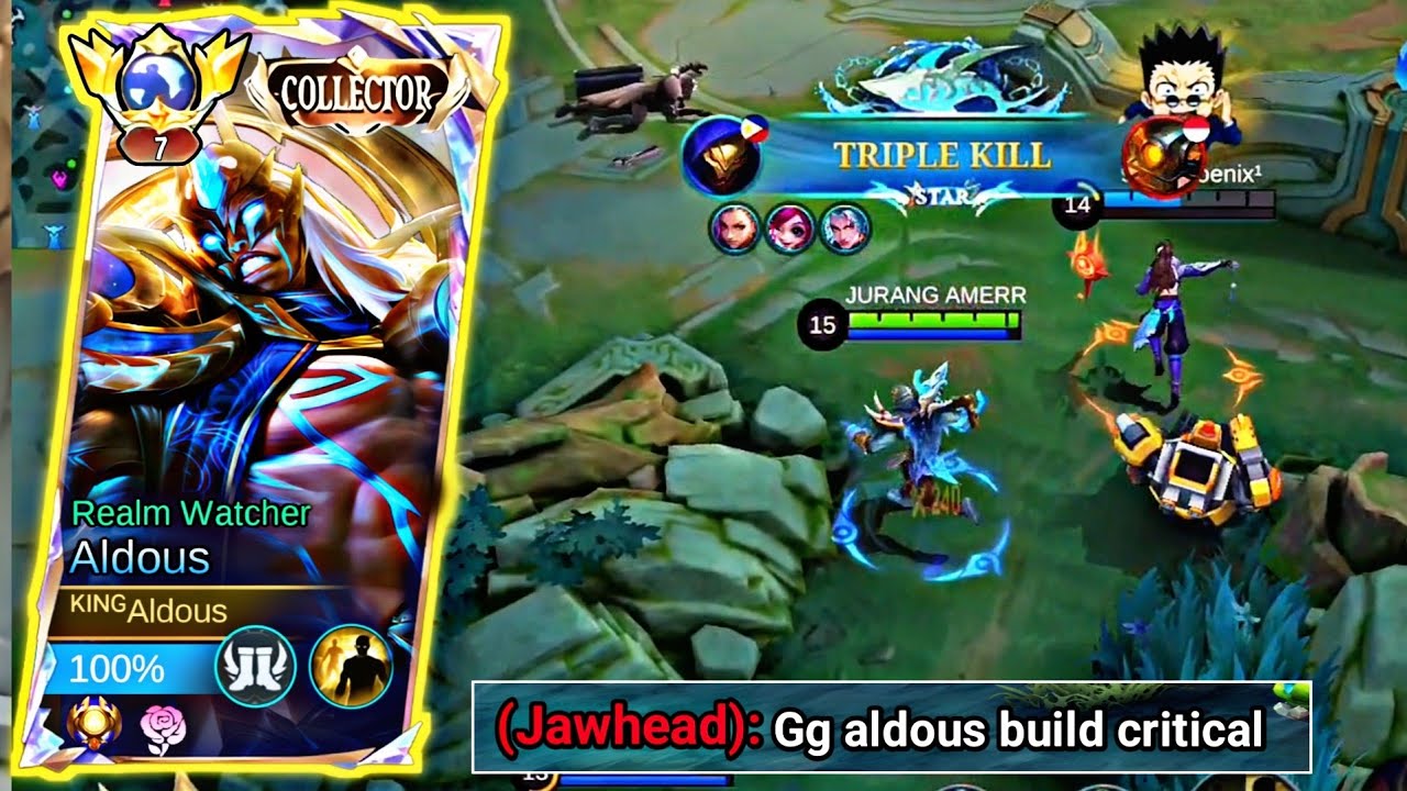 NYOBAIN ALDOUS BUILD CRITICAL !!! DAMAGE NGGA NGOTAK !!! -MLBB