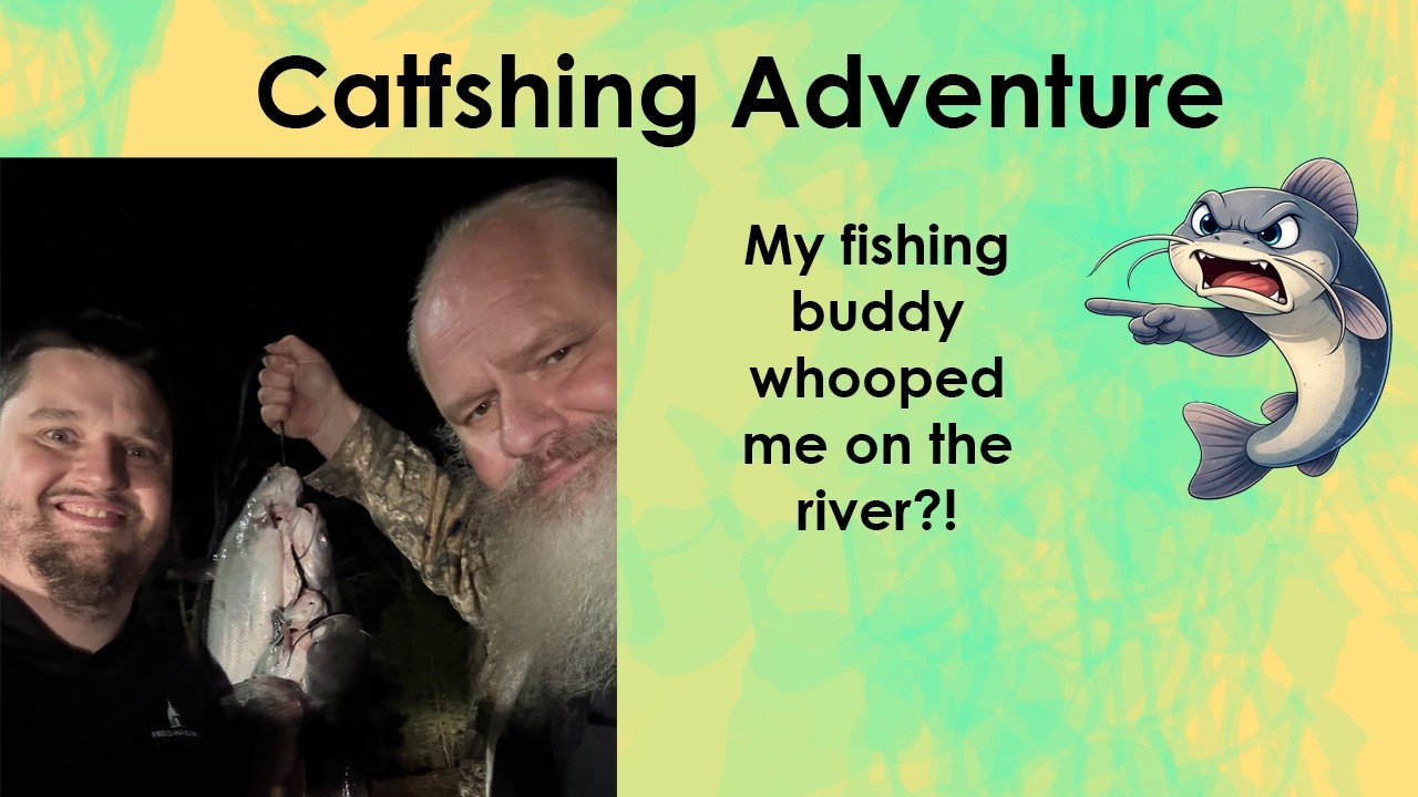 My Fishing Buddy Whooped Me! Crazy Catfishing Adventure On The Tenn-Tom!