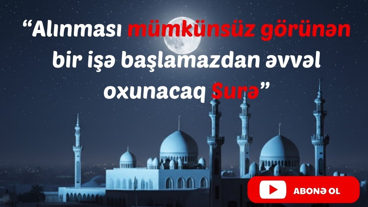 İşə Başlamaqdan Qorxursan? - İmam Əli (ə) və 