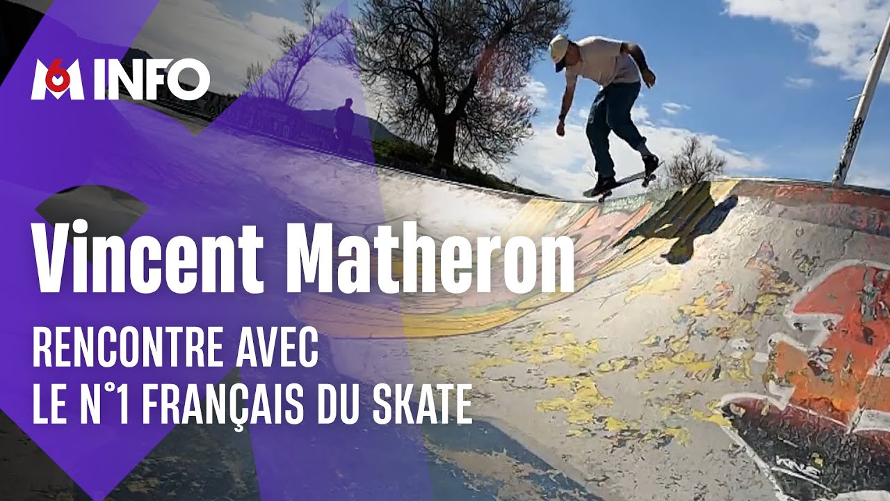 Vincent Matheron, le skateur français qui rêve de l'or aux JO