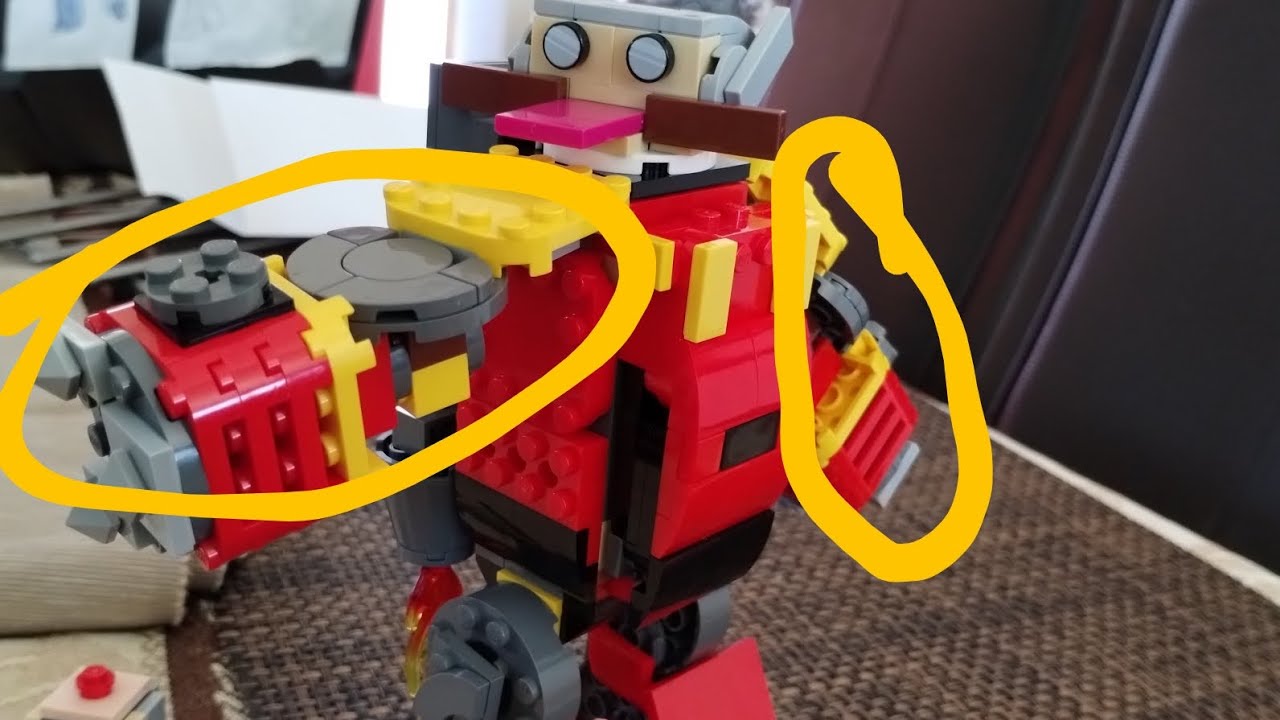 LEGO Sonic the Hedgehog Death Egg Robot Tutorial Part 3: Arms