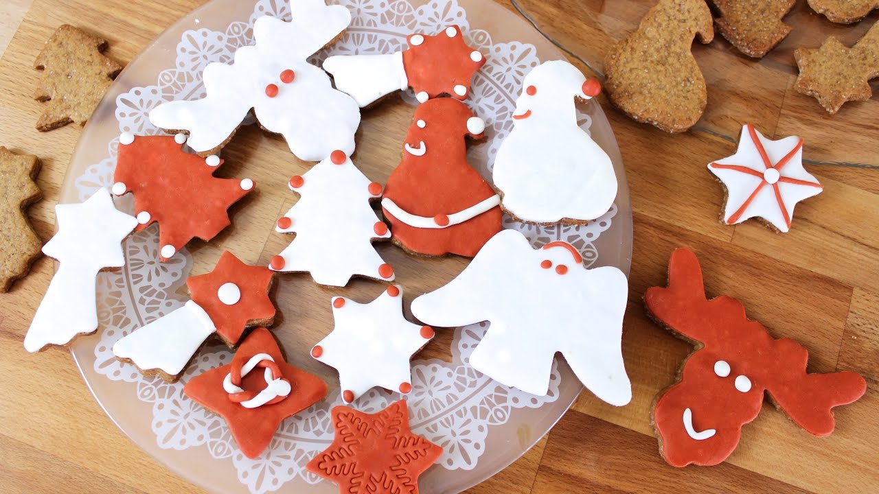 BISCOTTI DI NATALE con pasta di zucchero | pan di zenzero |Christmas cookies