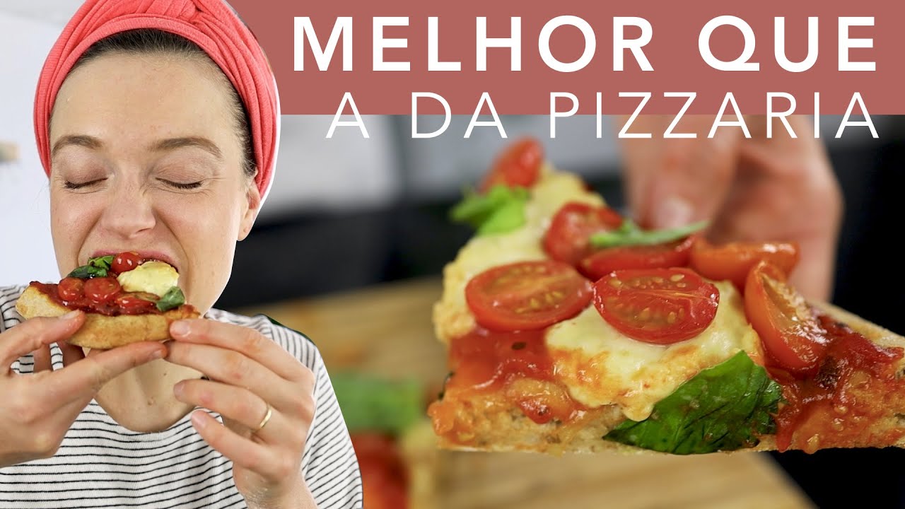 Pizza Vegana! Veramente italiana, massa saudável!