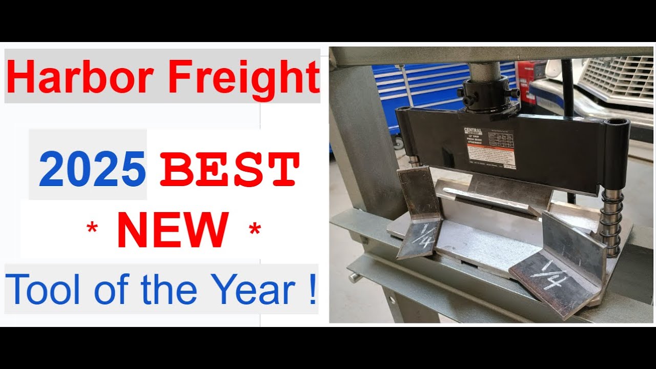 NEW TOOL ALERT - Finally !!  An Affordable  D.I.Y. Air/Hydraulic Press brake for you home Garage !
