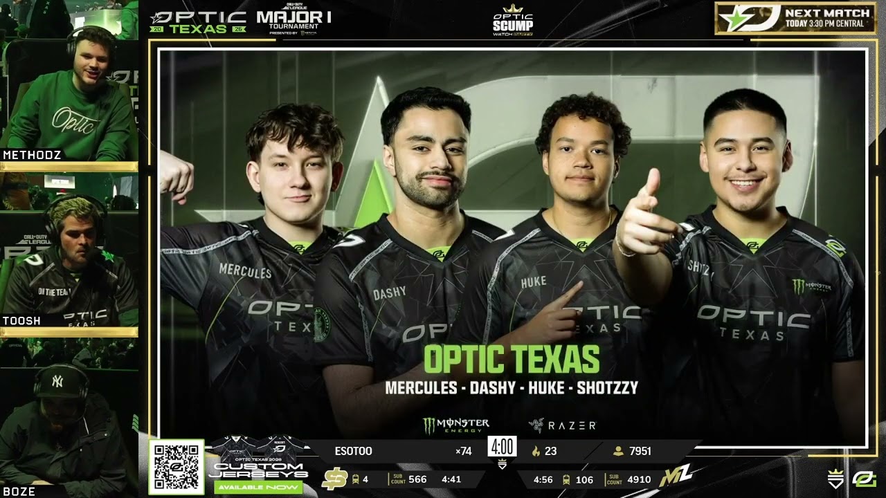 OpTic Vs Falcons | CDL MAJOR 1 DAY 4