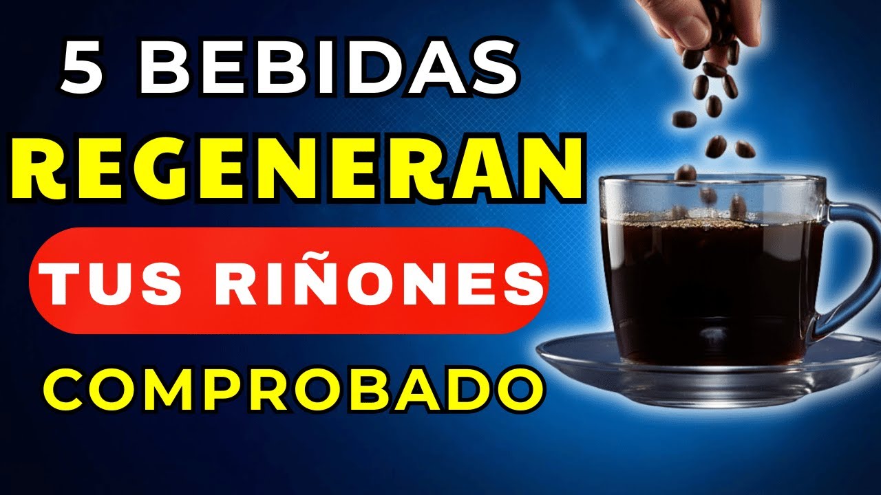 5 BEBIDAS que PROTEGEN tus RIÑONES y Mejoran la Filtración (Naturales)