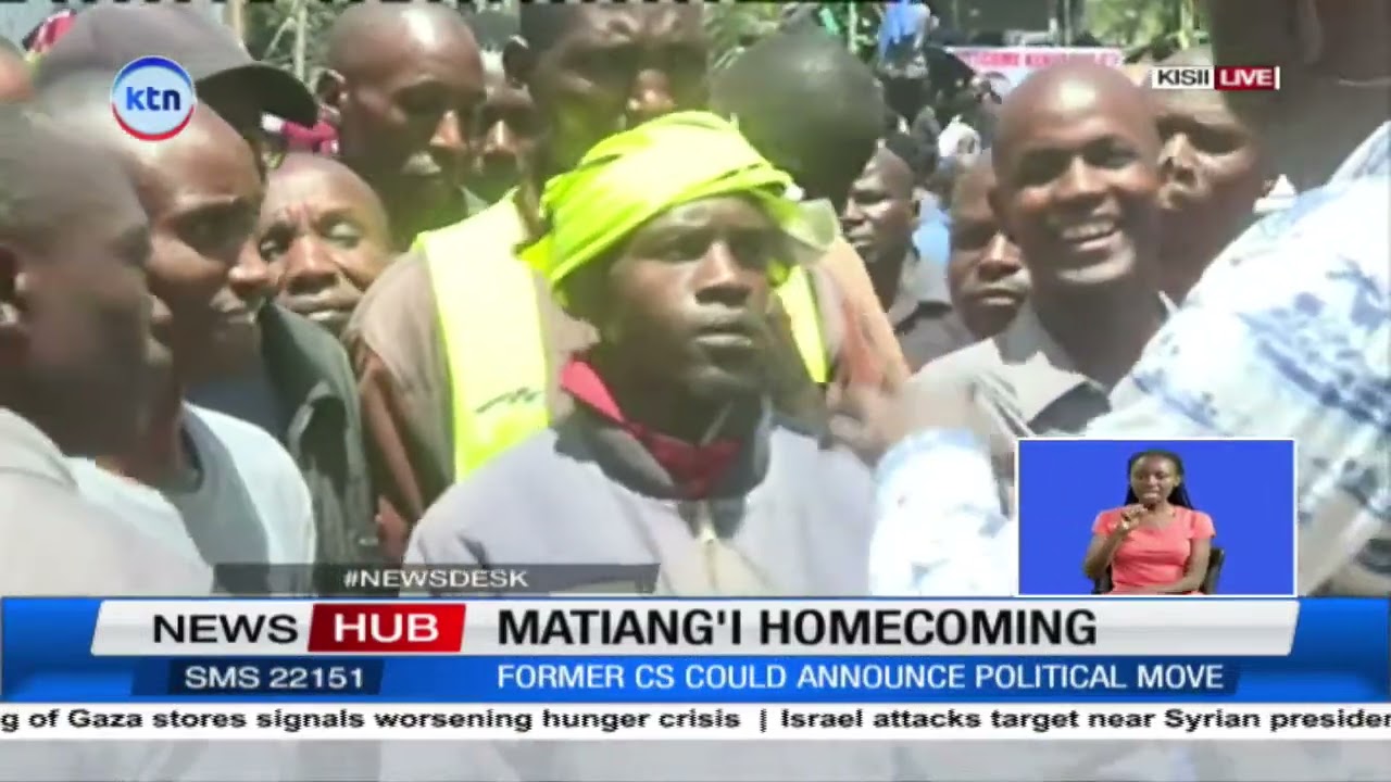 Matiang'i homecoming ceremony held in Kisii, Opposition leaders expected to attend