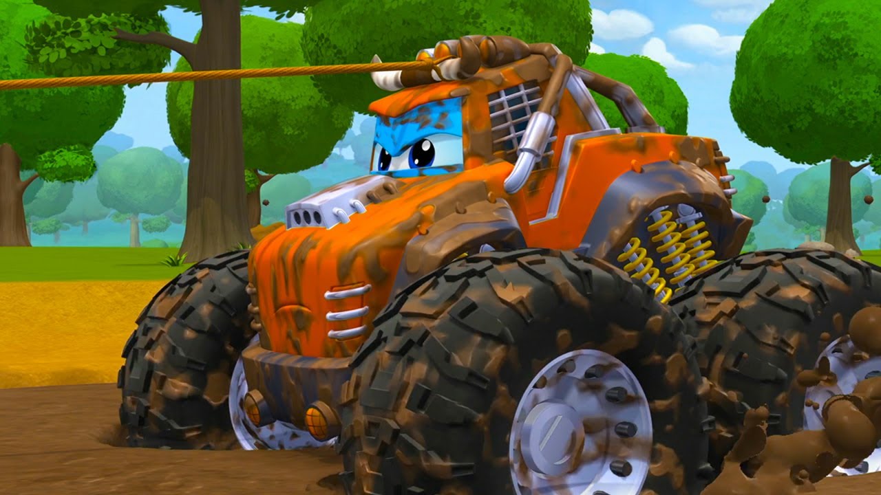 EPIC RACE and FLYING Cars | Car Cartoons for Kids | The Adventures of Chuck & Friends